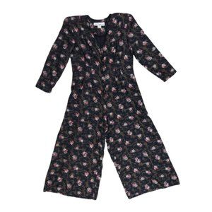 Vintage 90s Jonathan Martin Floral Ankle Wide Leg Jumper